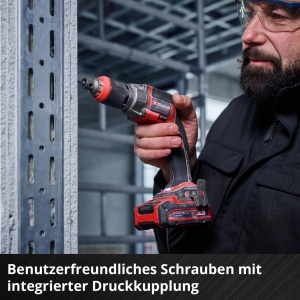 Surubelnita profesionala fara fir pentru gips-carton Einhell TP-DY 18 Li BL-Solo Power X-Change (18 V, fara perii, oprire de adancime, functionare continua, incl. bita, fara baterie) - Img 7
