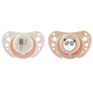 Suzeta Chicco PhysioForma Air 2-6 Luni Set 4 Bucati Silicon Roz Design Ergonomic - Img 3