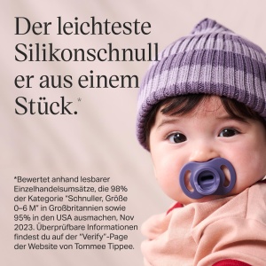 Suzeta ultrausoara StayPut Tommee Tippee, design din silicon dintr-o singura bucata, 18-36 m, pachet de 4 - Img 5