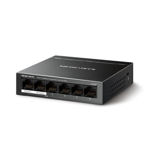 Switch PoE Mercusys MS106LP, 6 porturi, 4 porturi PoE, 40W buget PoE - Img 2