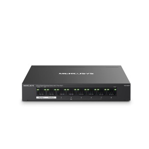 Switch PoE Mercusys MS108GP, 8-Porturi Gigabit, 7 Porturi PoE, 65W