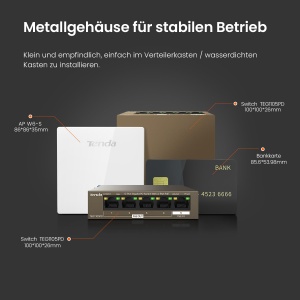 Switch PoE Tenda TEG1105PD, 5-Port Gigabit, Fara Alimentare Externa - Img 5