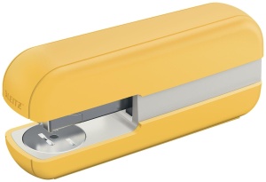 Tacker Leitz Cosy 55670019, capacitate 30 foi, culoare galben