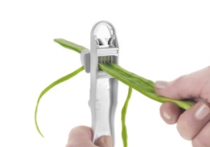 Taietor si curatator pentru fasole verde IBILI 799700 plastic alb - Img 2