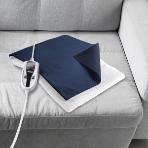 Tampon termic electric Ufesa Flexy Heat N2 46 x 34 cm 100 W 4 setari de temperatura cronometru oprire automata capac textil albastru - Img 2
