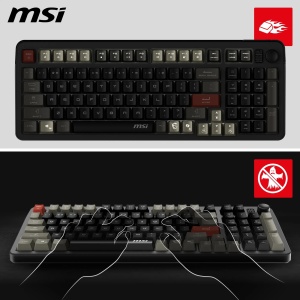 Tastatura gaming MSI Forge GK110 Membrana, RGB, Hotkeys multimedia - Img 3