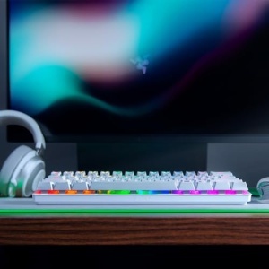 Tastatura Gaming Razer Huntsman Mini 60 Red Switch Optica USB-C Mercury White - Img 10