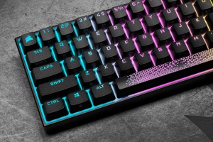 Tastatura mecanica Corsair K65 RGB-LED, Cherry MX Speed, Negru - Img 10