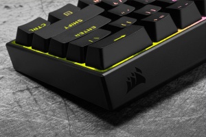 Tastatura mecanica de gaming Corsair K65 RGB Mini, 60, Cherry MX Red, Negru - Img 9