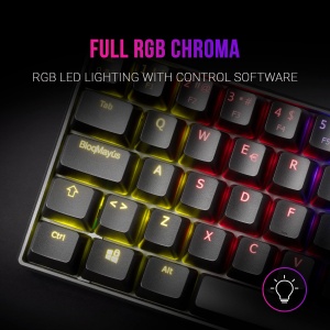 Tastatura mecanica Mars Gaming MKMINIBES, RGB, OUTEMU PRO Blau, Ultra-compacta - Img 3