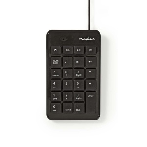 Tastatura numerica NEDIS KBNM100BK, USB, 1.5 m, neagra - Img 5