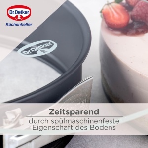Tava de copt Dr. Oetker Classic cu fund de sticla 26 cm, rezistenta la zgarieturi, antiaderenta - Img 5
