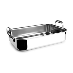 Tava de copt Lacor 60865, 35 x 26 cm, 5 litri, inox