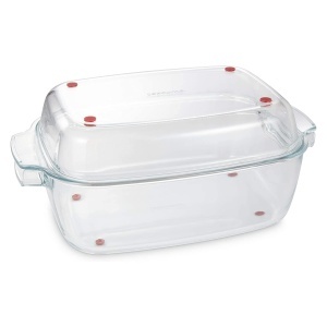 Tava de copt Tescoma GrandCHEF 40 x 26 cm, din sticla borosilicata