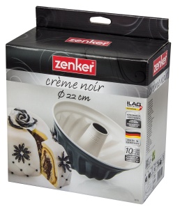 Tava Gugelhupf Zenker Creme Noir, 22 cm, Antiderapanta, AnthrazitCreme - Img 4