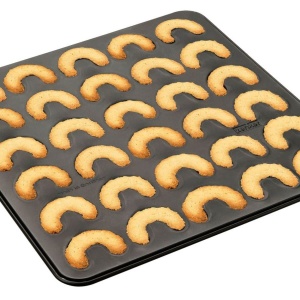 Tava pentru Biscuiti Zenker 30er Vanillekipferl, Negru, Antiadherenta - Img 6