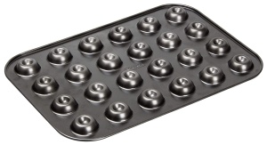 Tava pentru fursecuri Zenker Husarenkrapfen, 24 forme, Teflon, negru - Img 2