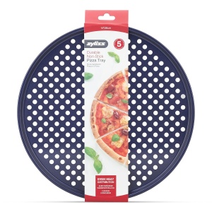 Tava pentru pizza Zyliss E980204, Carbonstahl, Antiaderenta, Albastru - Img 2