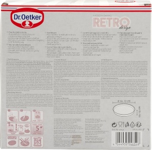 Tava pentru prajituri Dr. Oetker - 4 bucati, design retro, antiaderenta, 17x3cm, rozcrem - Img 6