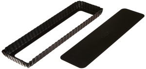 Tava pentru Quiche Ibili Moka 823036, 36 x 13 cm, cu fund detasabil, neagra - Img 2