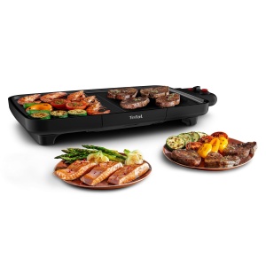 Tefal CB6428 Booster Plancha electrique Gratar de masa, Aluminiu, Negru - Img 2