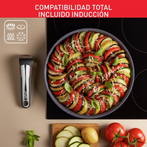 Tefal Ingenio Natural On Vase de gatit, 4 bucati, stivuibil, acoperire antiaderenta, inductie, L7669253 - Img 6