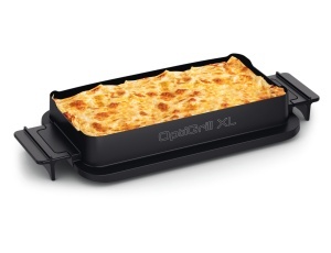 Tefal OptiGrill XL Accesorii Tava de copt, compatibila cu OptiGrill 2-in-1 XL, OptiGrill cu functie de cuptor expand, aluminiu turnat sub presiune cu acoperire antiaderenta, negru, XA735810 - Img 2