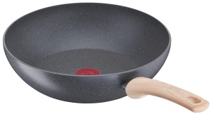 Tefal Wok Natural Force 28 cm Antiaderenta Mineralia Thermosignal - Img 3