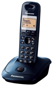 Telefon fix wireless Panasonic KX-TG2511, ecran LCD 1,4 inch, culoare albastru