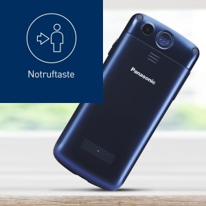 Telefon mobil Panasonic KX-TU110EXC Dual SIM SOS Tasta mare Albastru - Img 4