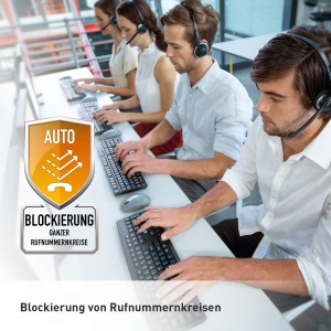 Telefon Panasonic KX-TGJ322GW DUO cu Anrufbeantworter Stralungsarm AlbNegru - Img 3