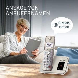 Telefon wireless Panasonic KX-TGE260GN cu functie de blocare apeluri si volum ridicat - Img 5