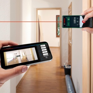 Telemetru laser Bosch AdvancedDistance 50C masurarea precisa a distantelor de pana la 50 m afisaj tactil functii de masurare cu ajutor integrat intr-o - Img 5