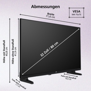 Televizor JVC LT-32VDH2555 32 inch HD Ready, Smart TV, Triple Tuner - Img 3