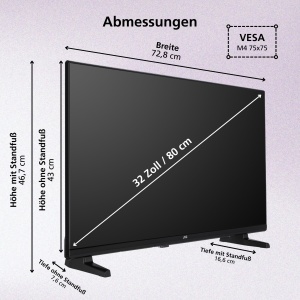 Televizor JVC LT-32VRF3555 32 inch Full HD Smart TV cu Fire OS - Img 3