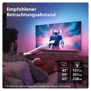 Televizor LED Smart Philips 65PUS8109, 4K, 65 inch, Dolby Atmos, Ambilight - Img 8