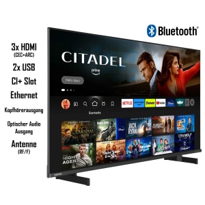 Televizor QLED Toshiba 50QF5D63DA 50" (4K Ultra HD, HDR Dolby Vision, Smart TV, Tuner triplu, Alexa incorporat, Bluetooth, Sunet de la Onkyo) [2023], Negru - Img 2