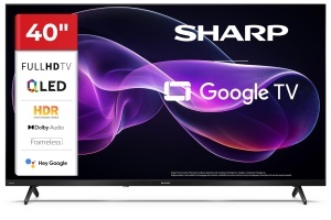 Televizor SHARP 40HF3365E, 40 FHD, QLED, Bluetooth, Negru