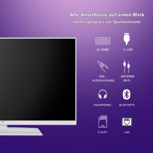 Televizor Smart JVC LT-32VF5355W, 32 inch, Full HD, HDR, Triple-Tuner - Img 4