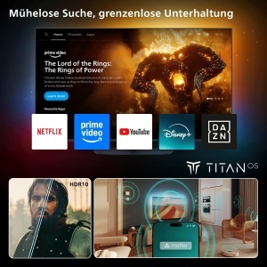 Televizor Smart Philips 32PQS690112 32 inch FHD QLED cu Ambilight - Img 6