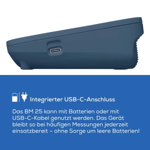 Tensiometru Beurer BM 25, operare simpla printr-un singur buton, masurare precisa prin controlul pozitiei mansetei, detectarea aritmiei, cu port USB-C, manseta pentru 22-42 cm - Img 3