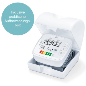 Tensiometru digital de incheietura Sanitas SBC 22, complet automat, detectare aritmii, 2x60 memorii - Img 7