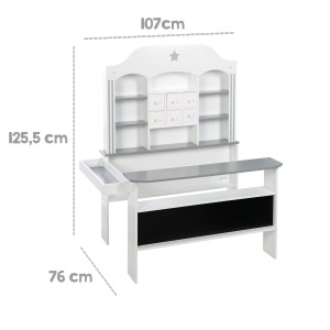 Teren de joaca pentru copii Roba Candyshop, cu accesorii, alb, 120.5x107x95 cm - Img 3