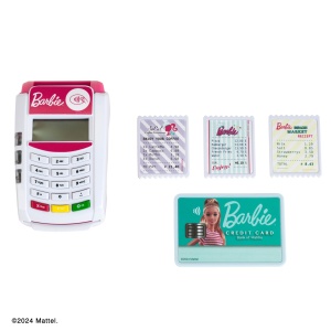 Terminal de plata Barbie Theo Klein cu lumini si sunete, 3 ani - Img 3