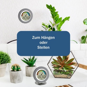 Termohigrometru digital TFA Dostmann Cosy 30501910 confort ambiental gri - Img 3