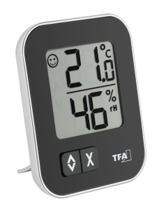Termohigrometru digital TFA Dostmann Moxx 30502601 compact negru - Img 3