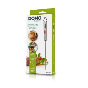 Termometru digital de bucatarie DOMO DO3100, inox, afisaj iluminat, masurare rapida - Img 3
