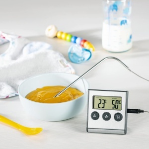 Termometru digital de bucatarie Xavax 2in1, cu sonda detasabila, timer si alarma, -10C pana la 250C - Img 6