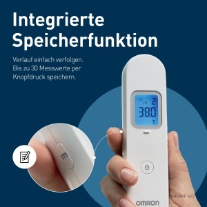 Termometru digital OMRON Gentle Temp 730 contactless pentru frunte cu senzor de distanta si memorie - Img 8