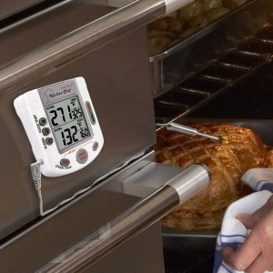 Termometru digital pentru carne si cuptor TFA Dostmann 14.1503, alb, cu timer si alarma - Img 4